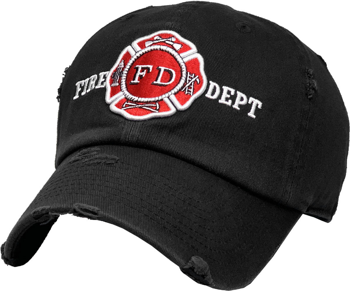 Fire Department Vintage Dad Hat - iNeedaHat.COM