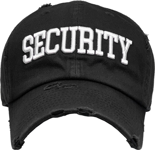 Security Vintage Dad Hat - iNeedaHat.COM