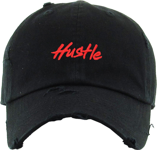 Hustle Vintage Dad Hat - iNeedaHat.COM