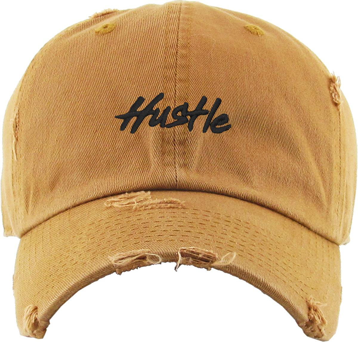 Hustle Vintage Dad Hat - iNeedaHat.COM