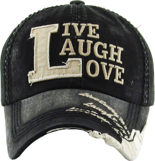 Live Laugh Love Vintage Hat