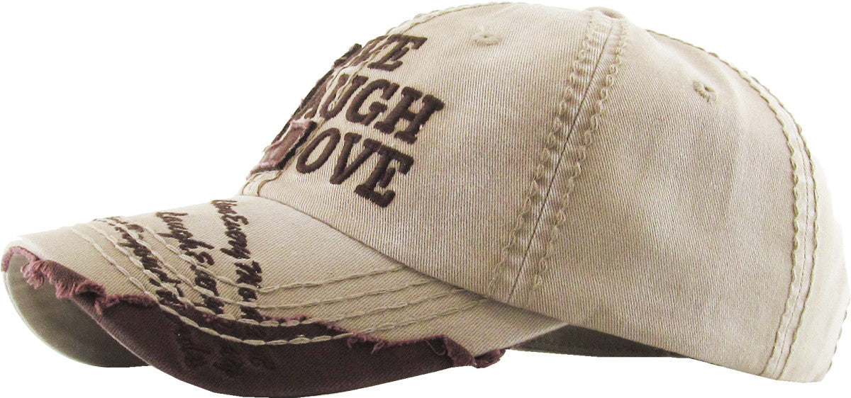 Live Laugh Love Vintage Hat - iNeedaHat.COM