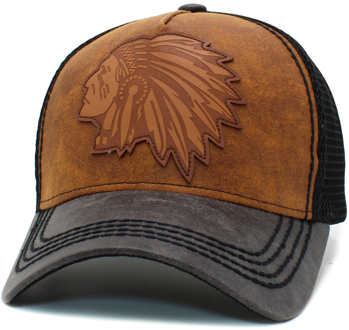 Chief Mesh Back Vintage Hat - iNeedaHat.COM