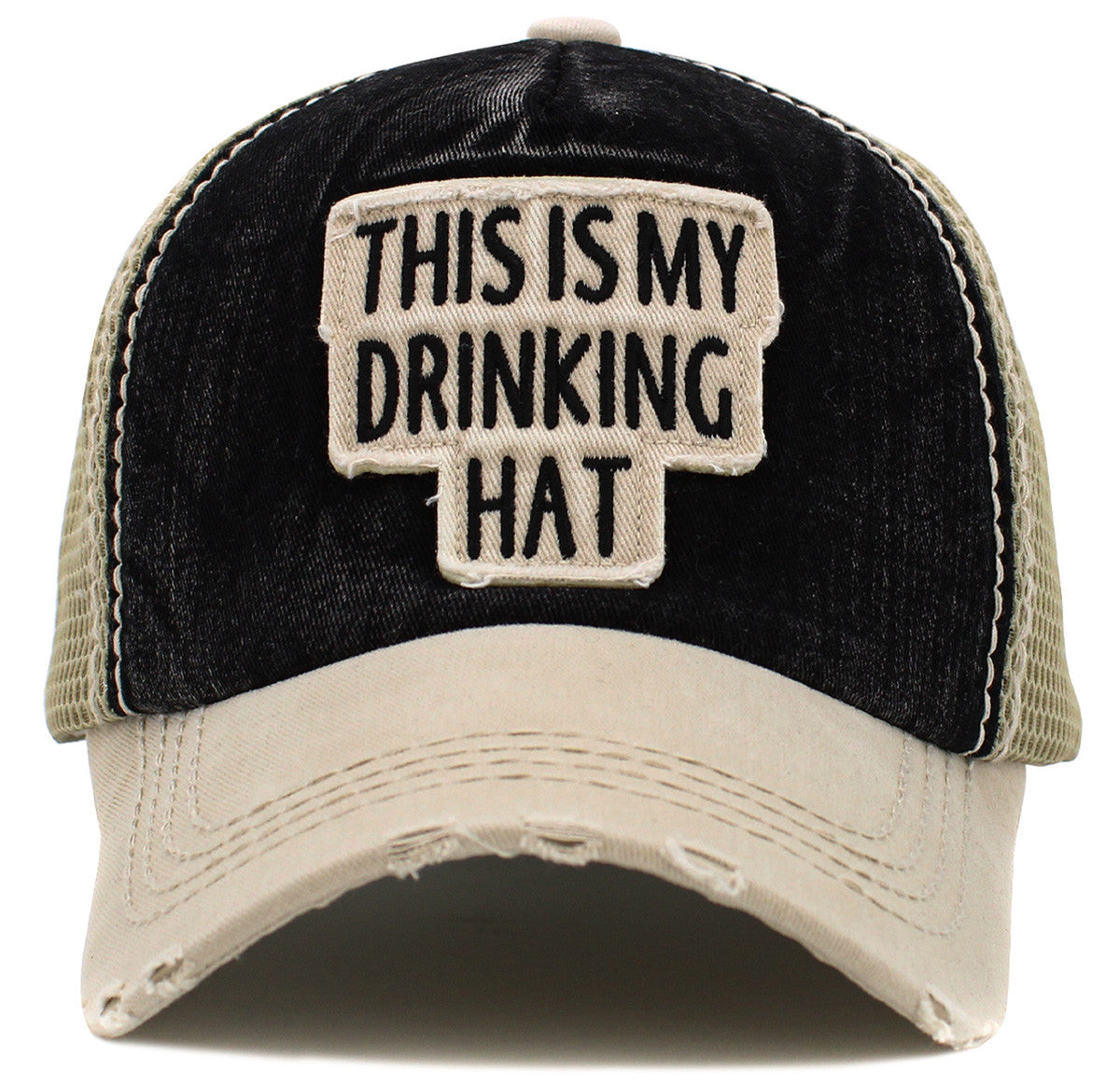 This Is My Drinking Hat Vintage Mesh Back - iNeedaHat.com