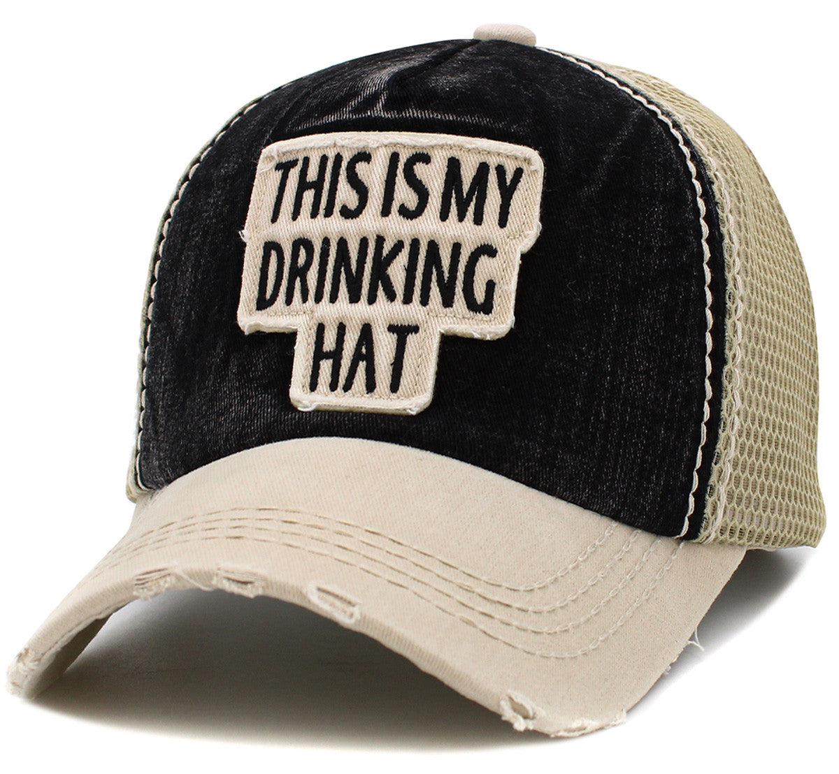 This Is My Drinking Hat Vintage Mesh Back - iNeedaHat.com