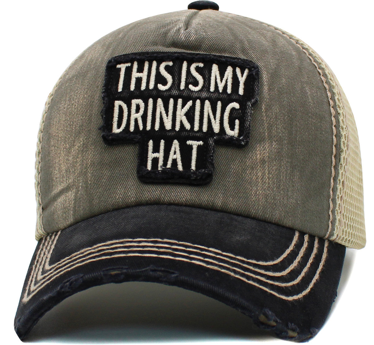 This Is My Drinking Hat Vintage Mesh Back - iNeedaHat.COM