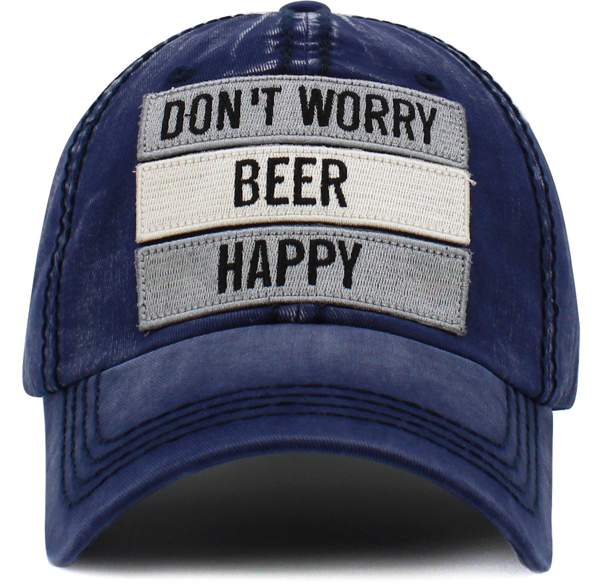Don’t Worry Beer Happy Vintage Hat - iNeedaHat.COM